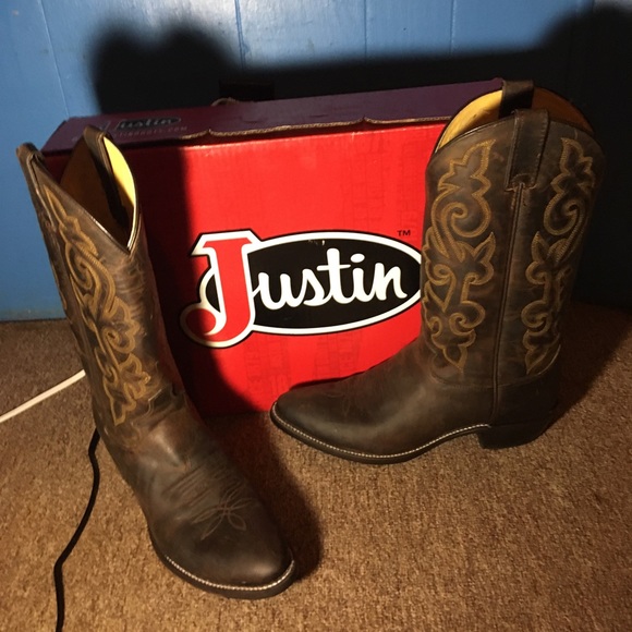 Justin classic boots Size 10 - Picture 2 of 5